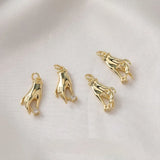 18K Gold-Clad Rhinestone Gesture Jewelry Set