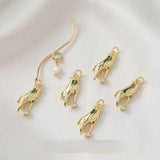 18K Gold-Clad Rhinestone Gesture Jewelry Set