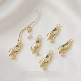 18K Gold-Clad Rhinestone Gesture Jewelry Set