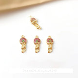 18K Zircon Marine Accessories DIY Necklace Bracelet Earrings