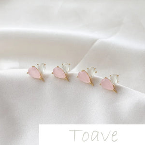 18K Silver Needle Earrings DIY Hand-Made Material