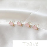 18K Silver Needle Earrings DIY Hand-Made Material