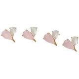 18K Silver Needle Earrings DIY Hand-Made Material