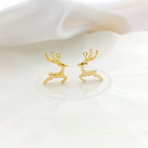 18K Elk Pendant DIY Earrings Necklace Jewelry Bracelet Accessories