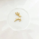 18K Elk Pendant DIY Earrings Necklace Jewelry Bracelet Accessories