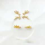 18K Elk Pendant DIY Earrings Necklace Jewelry Bracelet Accessories