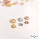 18K Wrapped Bracelet Flower Holder DIY Jewelry Accessories