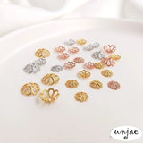 18K Wrapped Bracelet Flower Holder DIY Jewelry Accessories