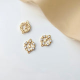 18K Star & Moon Jewelry Set Zircon Planet DIY Accessories