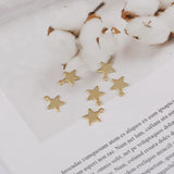 18K Plated Star DIY Earrings Pendant