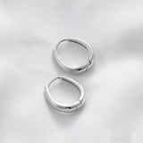18K Plated Small Earring Clasp DIY Circle Earring Material 2pcs