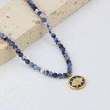 Colorful Stone Pendant Necklace for Women