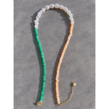 18KGF Freshwater Pearl Stone Choker Necklace