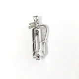 18KGP Fire Extinguisher Locket Cage Pendant Finding