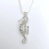18KGP Sea Horse Cage Locket Pendant for DIY Jewellery