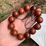 18MM Natural Rosewood Bracelet Crystal Gift Woman Round Beads Jewelry