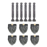 Gnome Beards Braids Wooden Ball Set for DIY Crafts