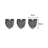 Gnome Beards Braids Wooden Ball Set for DIY Crafts