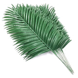 18Pcs Artificial Palm Leaves Faux Palm Fronds Tropical Greenery Hawaiian Party
