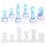 Chess Board Silicone Resin Mold Set for Game DIY Crafts Making Board