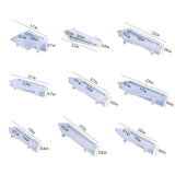 18Pcs Resin Pendulum Molds Quartz Crystal Molds with Metal Bead Caps