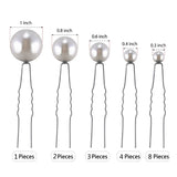 18Pcs Bridal Pearl Rhinestone Hair Pins Wedding Hair Accessories