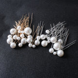 18Pcs Bridal Pearl Rhinestone Hair Pins Wedding Hair Accessories