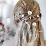 18Pcs Bridal Pearl Rhinestone Hair Pins Wedding Hair Accessories