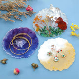 Wave Shape Resin Coaster Silicone Mold for DIY Epoxy Tray Casting