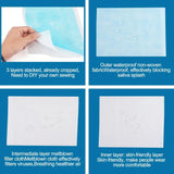 3-Layer Meltblown Carbon Filte Cloth Kit for DIY Mouth Cover