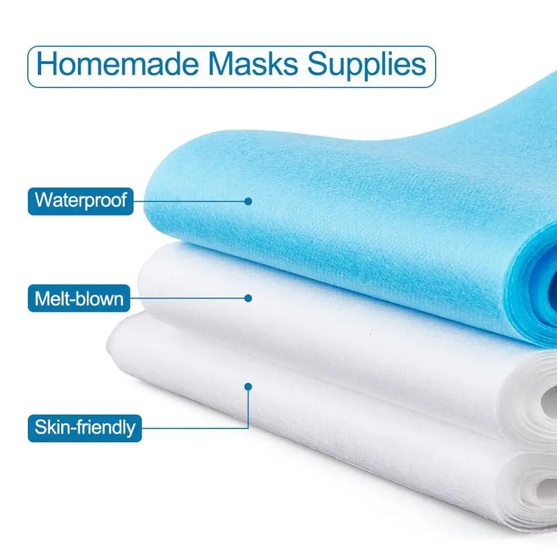 3-Layer Meltblown Carbon Filte Cloth Kit for DIY Mouth Cover