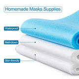 3-Layer Meltblown Carbon Filte Cloth Kit for DIY Mouth Cover