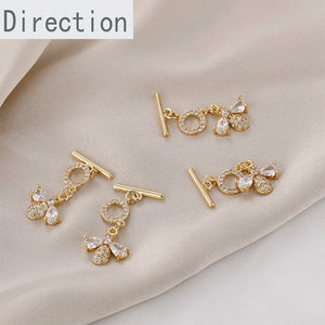 18k Copper Bee OT Buckle for Diy Bracelet or Necklace