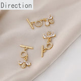 18k Copper Bee OT Buckle for Diy Bracelet or Necklace