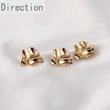 18k Copper-plated Gold-plated Earrings DIY Material