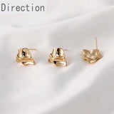 18k Copper-plated Gold-plated Earrings DIY Material