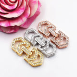 18k Gold Filled CZ Micro Pave Clasp 11.5x30mm