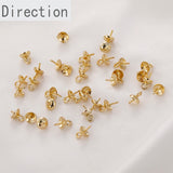 18k Color-preserving Hooded Sheep Eye Studs Bracelet Necklace Pendant Material
