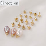 18k Color-preserving Hooded Sheep Eye Studs Bracelet Necklace Pendant Material