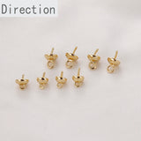 18k Color-preserving Hooded Sheep Eye Studs Bracelet Necklace Pendant Material