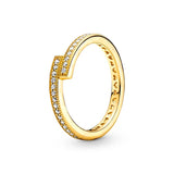 18k Plated 925 Silver Princess Crown Ring