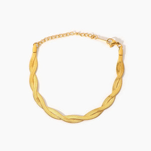 Women's Double Cross Snake Chain Bracelet Jewelry