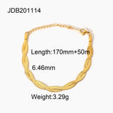 Women's Double Cross Snake Chain Bracelet Jewelry