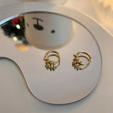 925 Sterling Silver Coil Hoop Earrings For Women