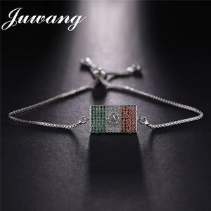 Mexico Football Fans Bracelet Adjustable Chains 18k Plating Charm Jewelry Gift