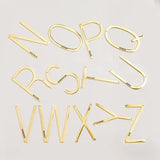 18k Plating Initials Necklaces Carved Names Sweater Chains