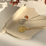 Vintage Owl Pendant Necklace 925 Silver Animal Gift