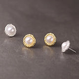 925 Sterling Silver Stud Earrings Fine Pattern Earings Jewelry