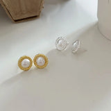 925 Sterling Silver Stud Earrings Fine Pattern Earings Jewelry