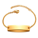 18k Rose & Silver Chain Bracelets for Women